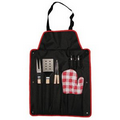 BBQ Utensil Set w/ Fork & Apron